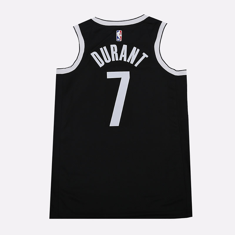 мужская черная майка Nike Kevin Durant Nets Icon Edition NBA Swingman Jersey 864459-018 - цена, описание, фото 4